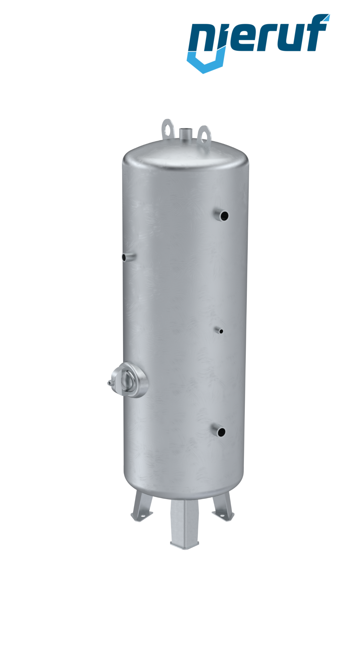 Serbatoi per alta pressione verticale BE02 250 litri, 0-31 bar, acciaio zincato