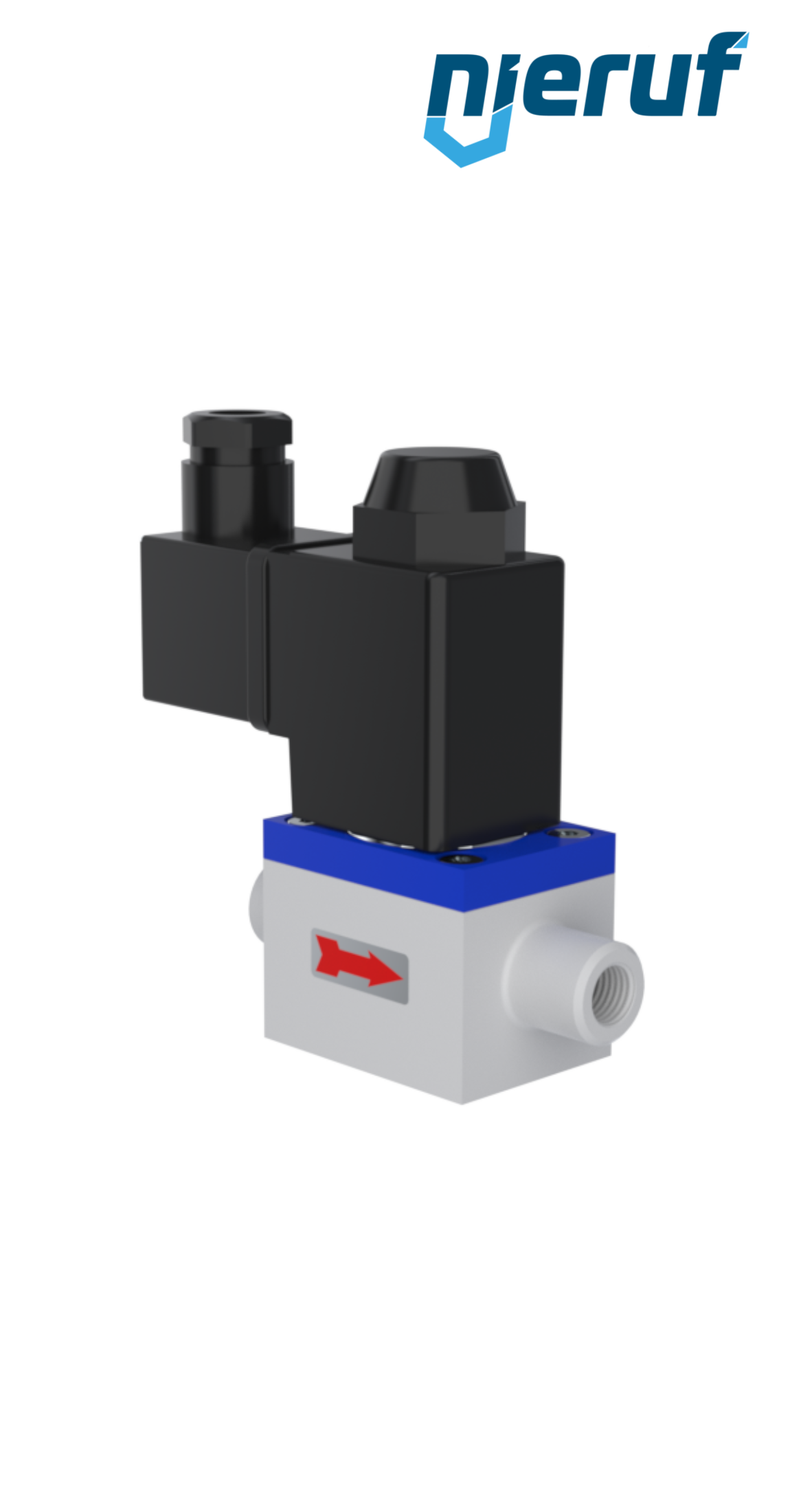 valvola elettromagnetica / solenoide PVC DN2,0 KV02 EPDM 230V 50Hz