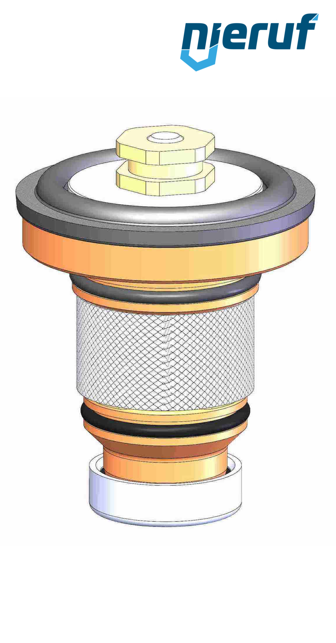 Inserto FKM DM06 DN40 - 1 1/2" pollici per versione 0,5-2,0bar