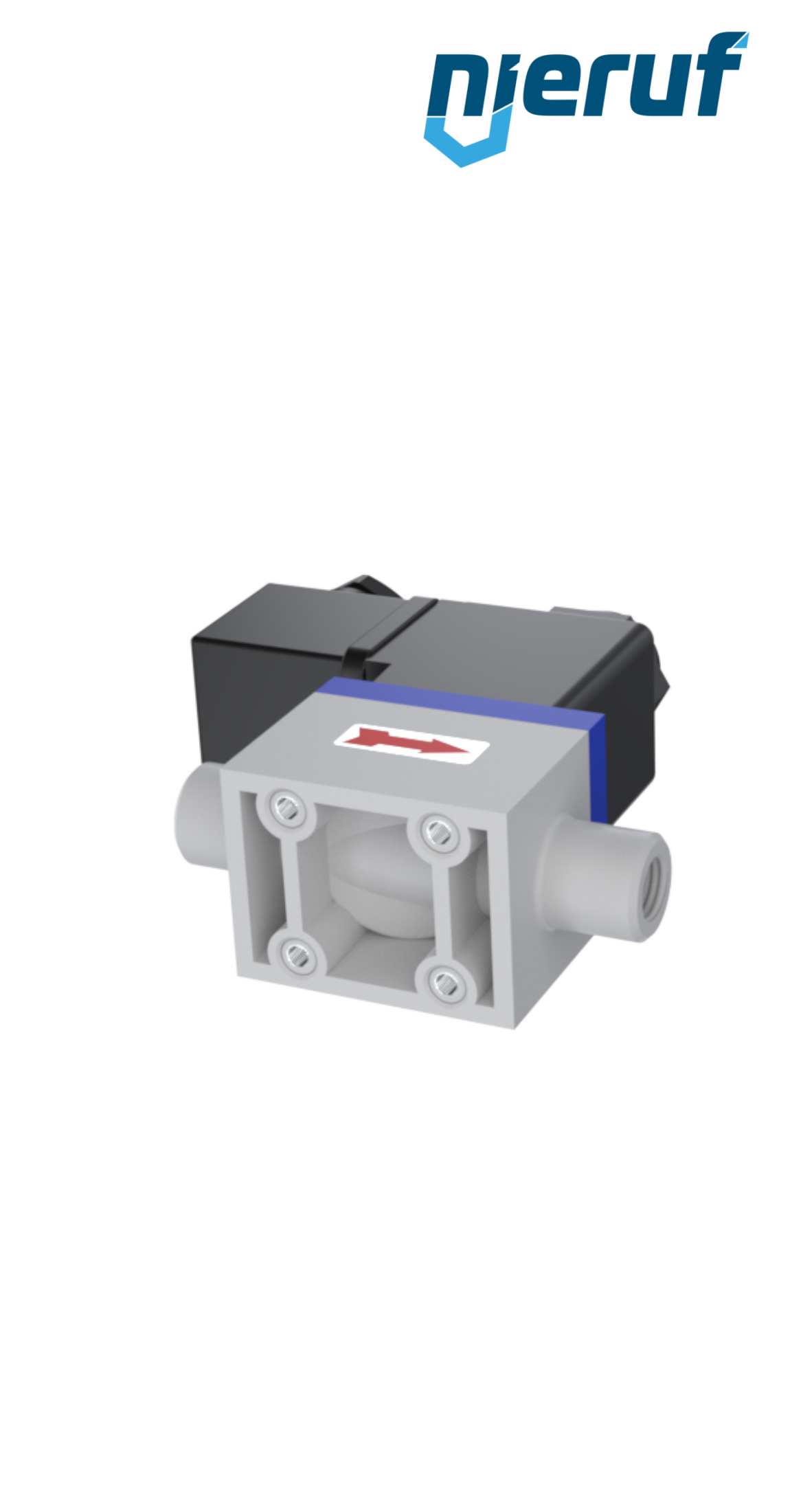 valvola elettromagnetica / solenoide PVC DN2,0 KV02 EPDM 230V 50Hz