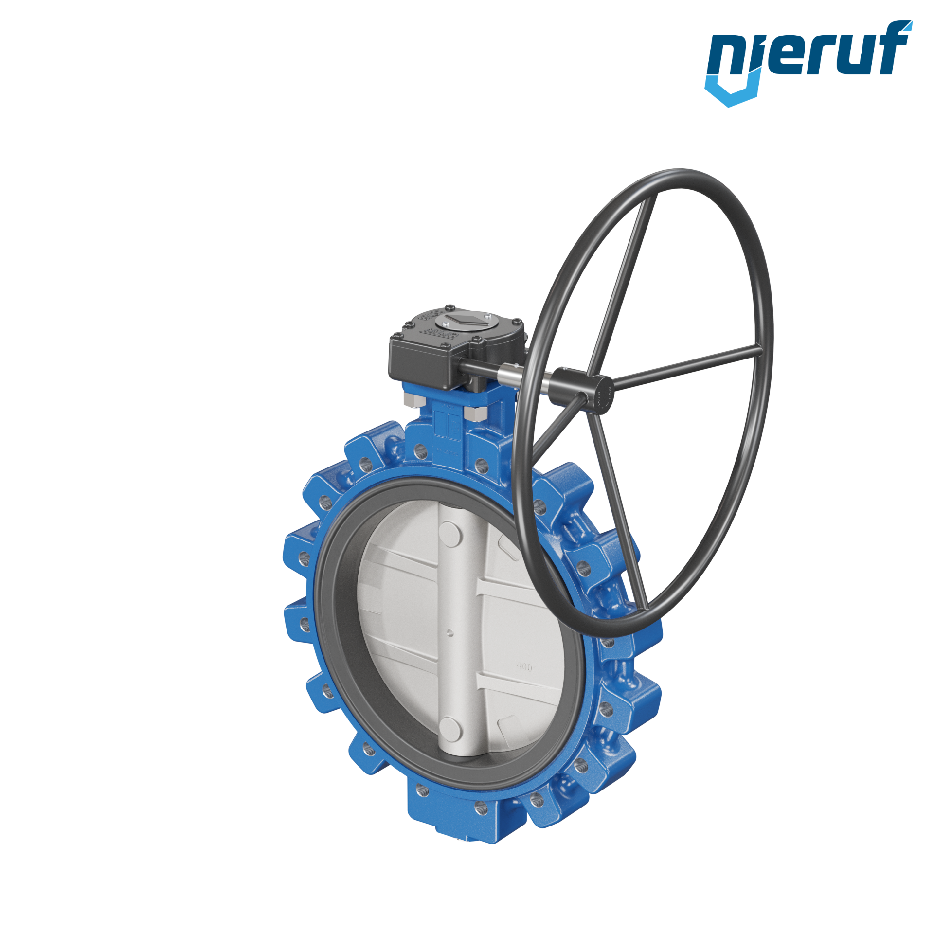 valvola a farfalla AK02 DN 400 PN10 DVGW-gas volantino