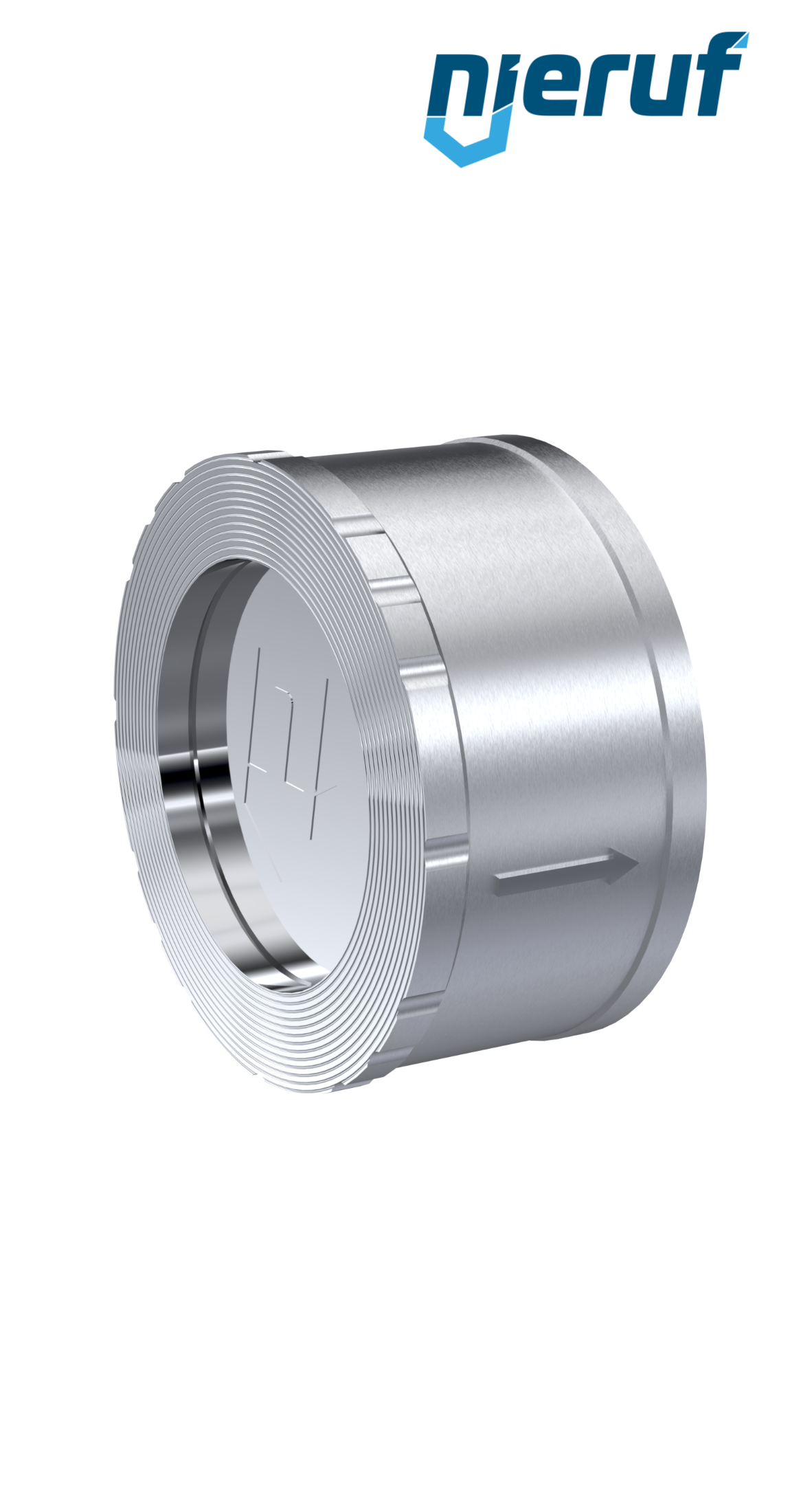 valvola di ritegno DN 150 acciaio inossidabile 1.4408 NBR PN 10 fino a 40 (+ASME B16.5 / ANSI 150)