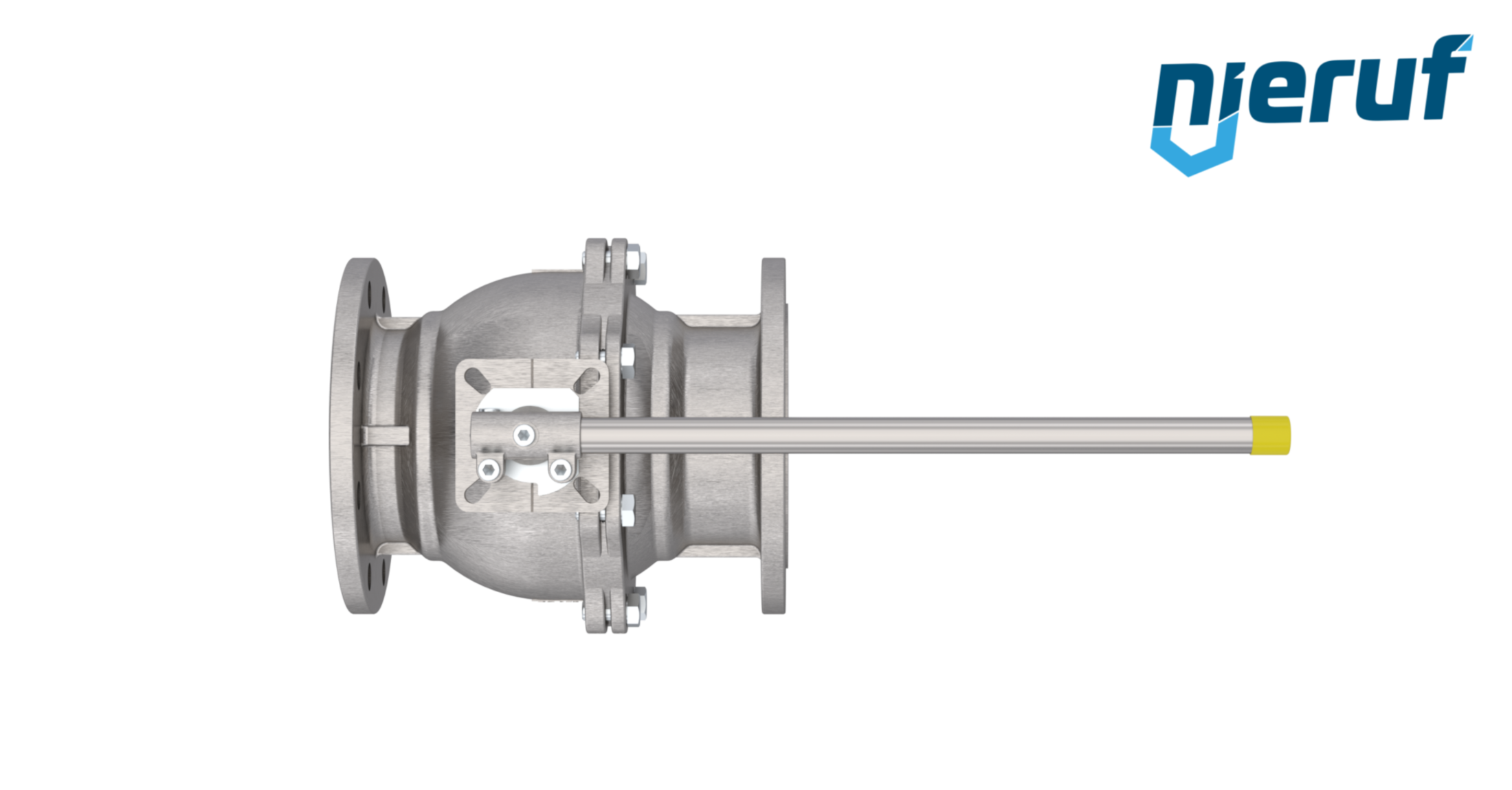 valvola a sfera flangiata FDA FK05 DN150 PN16 in acciaio inossidabile 1.4408